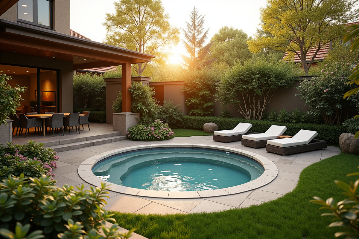 piscine jardin