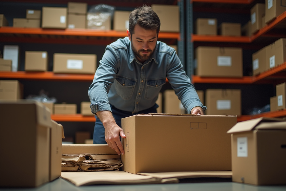 emballage stockage