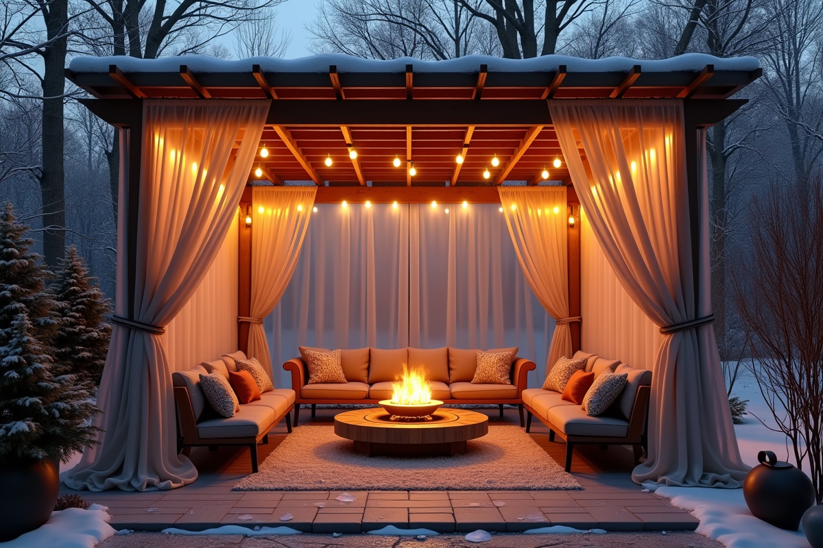 pergola hiver