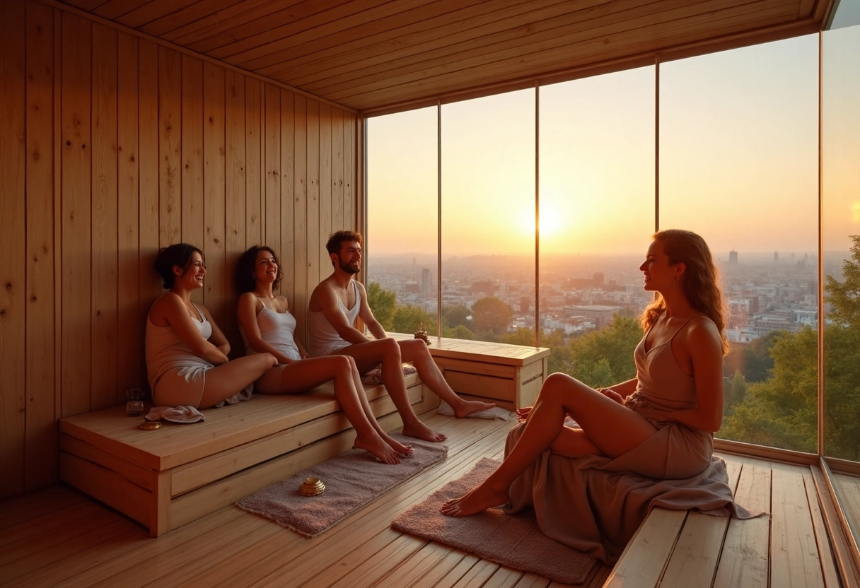 sauna panoramique